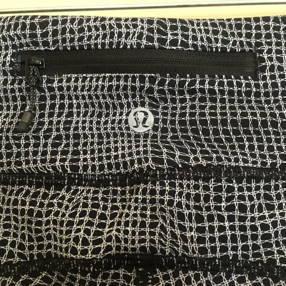 Lululemon Speed Tight V Fall Net Crop Leggings 2 Athletic Running Gym Workout - Picture 10 of 13